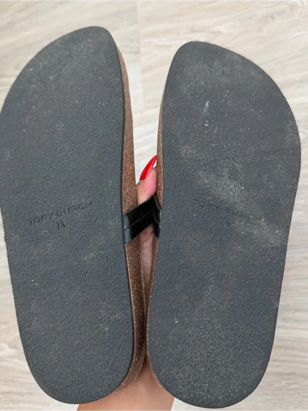 Tory Burch Miller Cloud Sandal Black Size 7.5